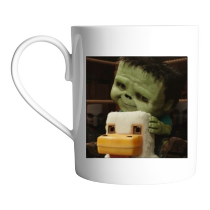 Cute Green Monster Mug | Funny Cute Character Coffee Cup