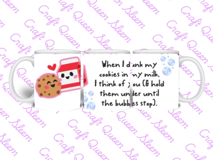 Cookie And Milk Funny 11oz Ceramic Mug