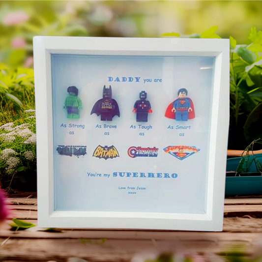 Super Hero Dad Daddy Frame - Fathers Day