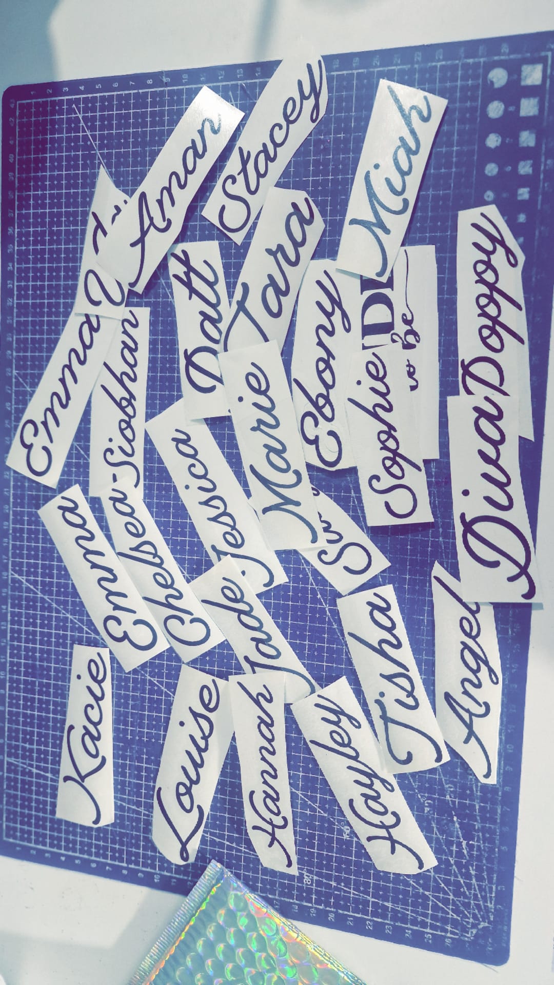 Custom Vinyl Decal Stickers | Personalised Name & Text Decals