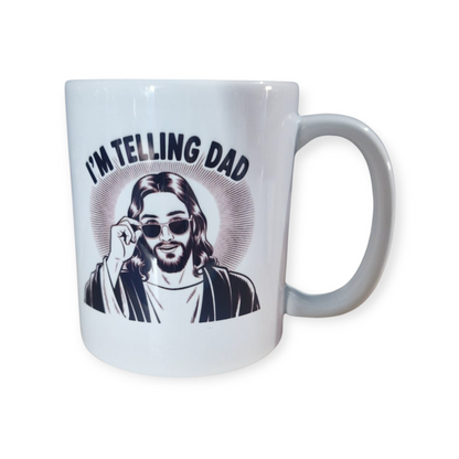 I’m Telling Dad Funny Mug | Cheeky Novelty Coffee Mug