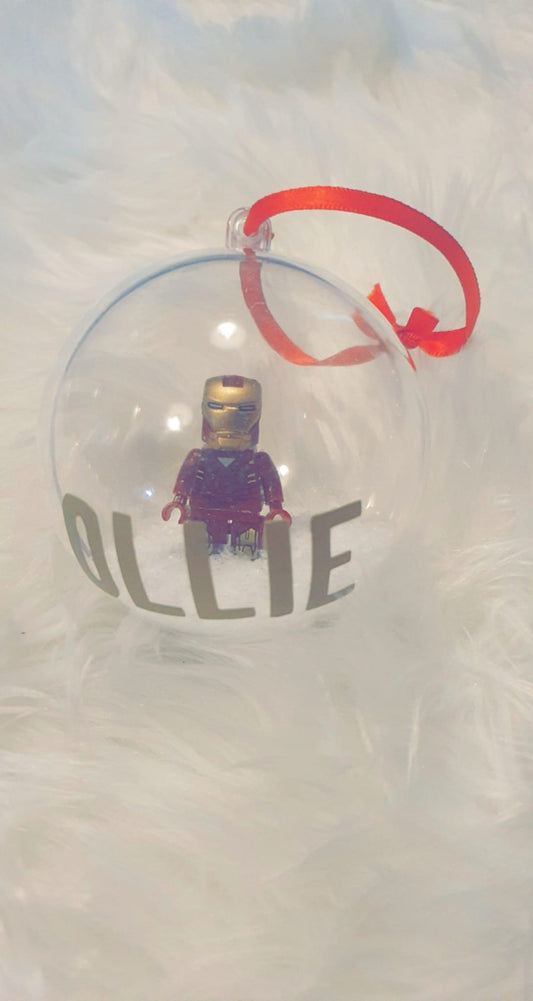 Children's Mini Figure Christmas Baubles Tree Decorations