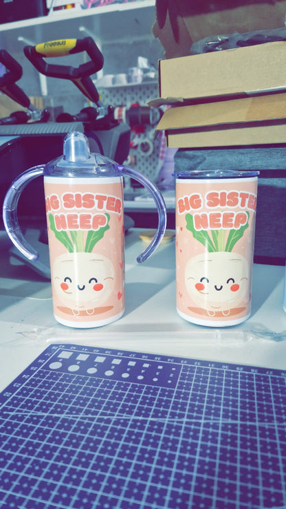 Custom Baby Sippy Cup – Personalised Toddler Training Cup with Handles