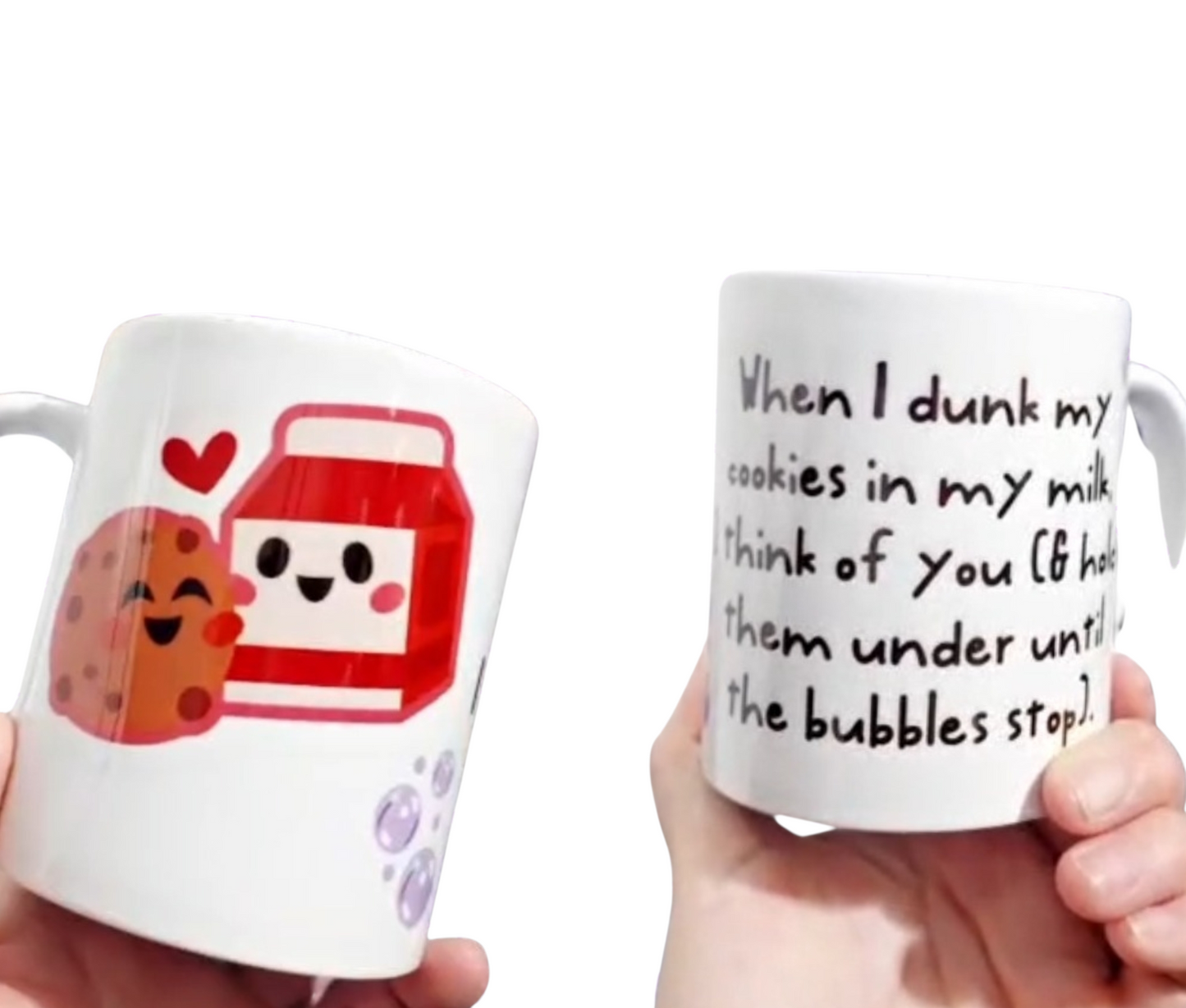 Funny Cookie & Milk Mug | Dunking Cookies Joke Cup