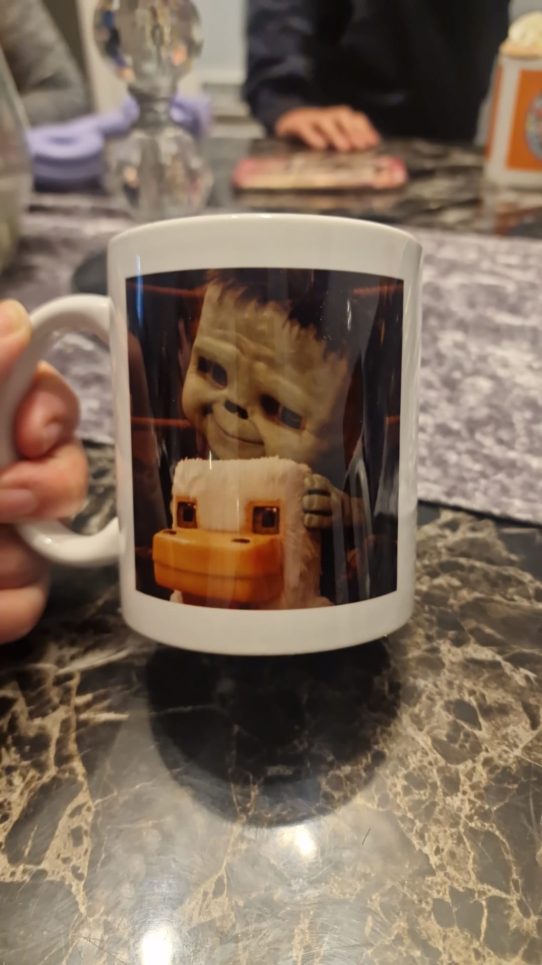 Cute Green Monster Mug | Funny Cute Character Coffee Cup