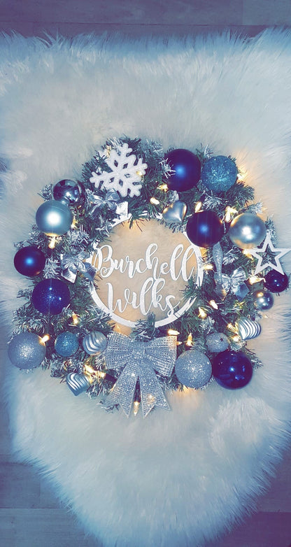 Personalised Custom Christmas Wreath