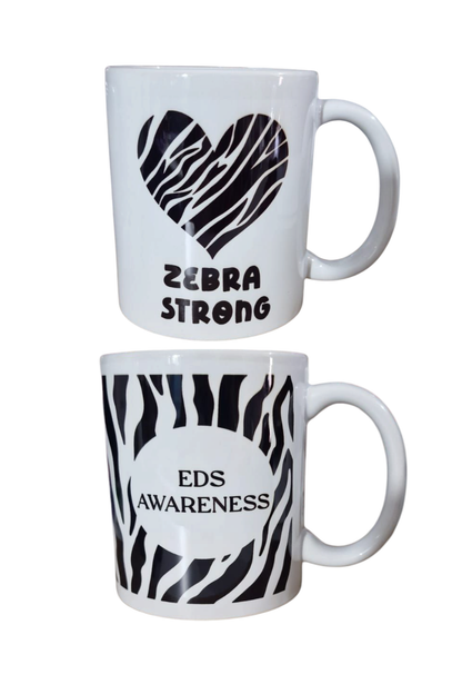 EDS Awareness Mug | Zebra Strong Ehlers-Danlos Cup