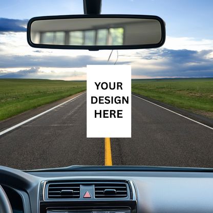 Personalised Car Air Freshener | Custom Design | Choice of Scents or Unscented